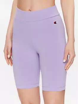 Байкерские шорты узкого кроя Champion, фиолетовый