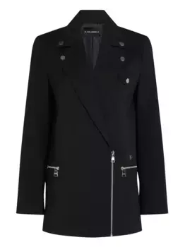Байкерский блейзер KARL LAGERFELD, черный