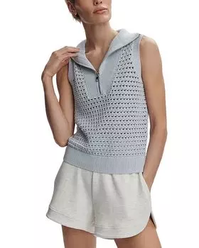 Байнс Полузастёгивающийся Топ Varley, синий