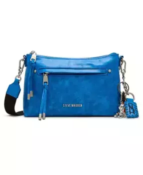 Байонни Кроссбоди с молнией Steve Madden, синий