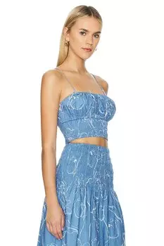 Байя топ Faithfull The Brand, синий