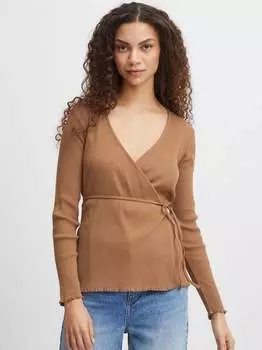 Байрамси с длинным рукавом B.Young, коричневый