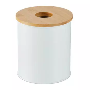 Бак с педалью Relaxdays, белый