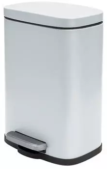 Бак с педалью Spirella, белый