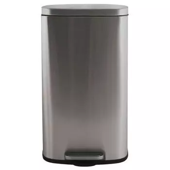 Бак с педалью Spirella, серебряный