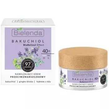 Bakuchiol Bioretinol Effect Увлажняющий крем против морщин 40+ дневной/ночной 50 мл, Bielenda
