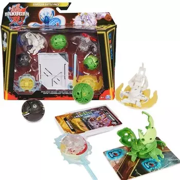 Bakugan Battle Pack Стратегическая игра + фигурки Специальная атака Громила Специальная атака Октогана