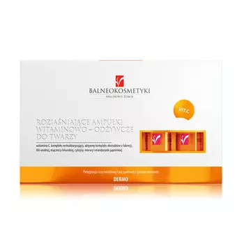 Бальнеокосметика Ампулы для лица Витаминно-питательные 25 мл DERMO Balneokosmetyki