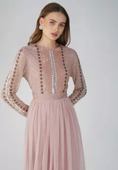 Бальное платье MELINDA Lace & Beads, розовый