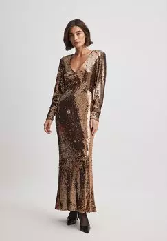 Бальное платье NA-KD, золотой