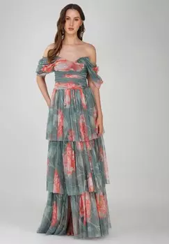 Бальное платье SYDNEY Lace & Beads, зеленый