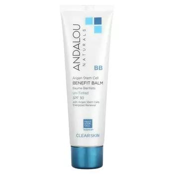 Бальзам BB Andalou Naturals со стволовыми клетками арганы SPF 30 без оттенка, 58 мл