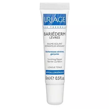 Бальзам для губ Bariderm Blsamo Reparador Labial Uriage, 15 ml