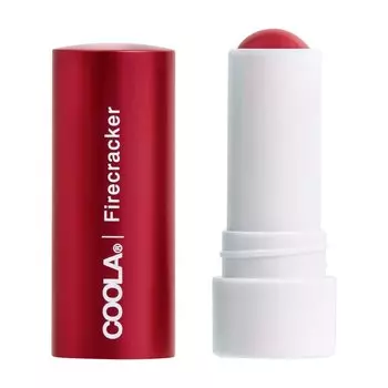 Бальзам для губ Coola Mineral Liplux Tinted Lip Balm, Sunscreen SPF 30 Firecracker / 4,4 ml