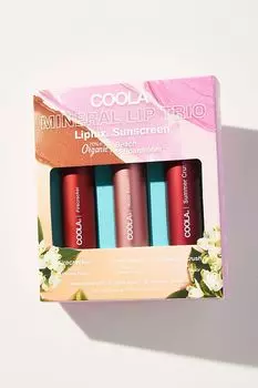 Бальзам для губ COOLA Mineral Liplux Трио SPF 30, assorted