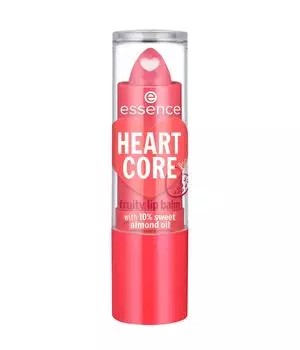 Бальзам для губ essence HEART CORE fruity lip balm, Nr. 02 - Sweet Strawberry, 3g