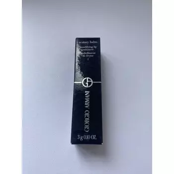 Бальзам для губ Giorgio Armani Ecstasy 3g #01 Soft Act, полноразмерный, новая упаковка