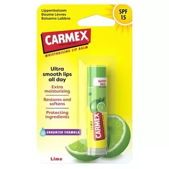 Бальзам для губ Lime Stick - увлажняющий уход за губами Carmex