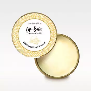 Бальзам для губ Лимон-Ваниль puremetics, 10 ml