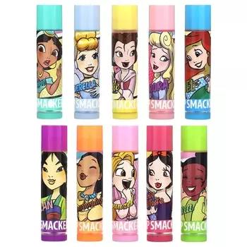 Бальзам для губ Lip Smacker Disney Princess, 10 шт., 4 гр.