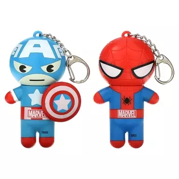 Бальзам для губ Lip Smacker Marvel Spider-Man Amazing Pomegranate, Captain America Red, White, & Blue-Berry, 2 шт., 4 гр.