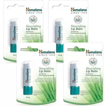 Бальзам для губ с маслом зародышей пшеницы и маслом семян моркови 4,5 г, Himalaya