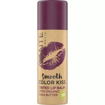 Бальзам для губ Smooth Color Kiss - 03 Soft Plum, SANTE