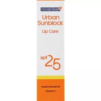 Бальзам для губ Urban Sunblock 49 г — защитите губы от солнца Novaclear
