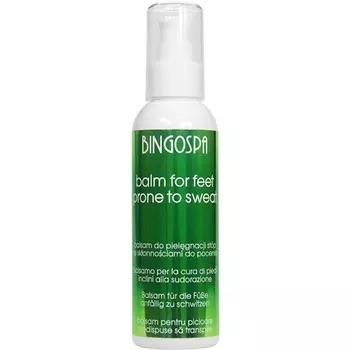 Бальзам для ног против потливости, боли и отечности 135 г Bingospa