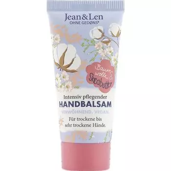 Бальзам для рук с хлопком и маслом ши, дорожный размер Jean&Len, 20 ml