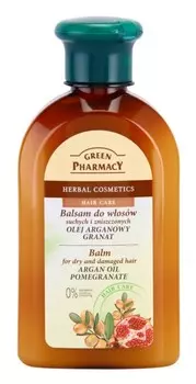 Бальзам для сухих и поврежденных волос Green Pharmacy Hair Care Argan Oil & Pomegranate
