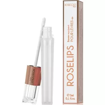 Бальзам для увеличения объема губ Rosegold Roselips, 98% натуральный Rosegold Paris