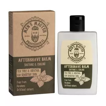 Бальзам после бритья с маслом чайного дерева и ментола Men's Master, 120 мл
