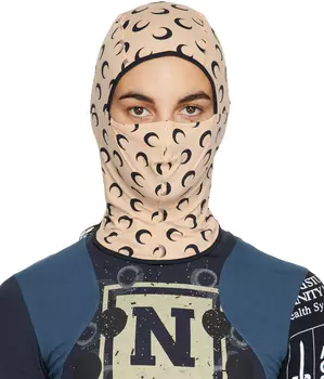 Балаклава All Over Moon бежевого цвета Marine Serre