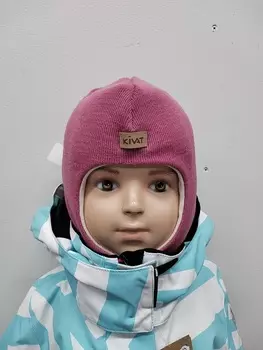 Балаклава детская Kivat теплая, розовый
