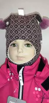 Балаклава детская Kivat зимняя, розовый
