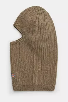 Балаклава Dickies RIB из смесовой шерсти, зеленый