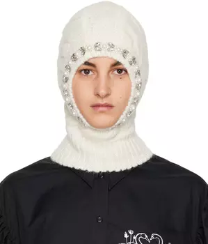 Балаклава из бисера Off-White Simone Rocha