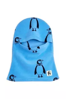 Балаклава Mini Rodini Penguin, синий