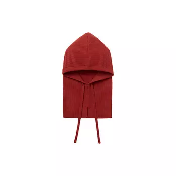 Балаклава Muji шерстяная, красный