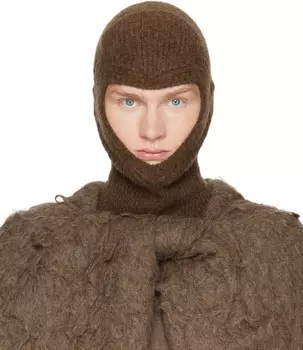 Балаклава Porterville Alpaca Knit Skull Rick Owens