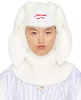 Балаклава «Пушистый кролик» Charles Jeffrey LOVERBOY, белый