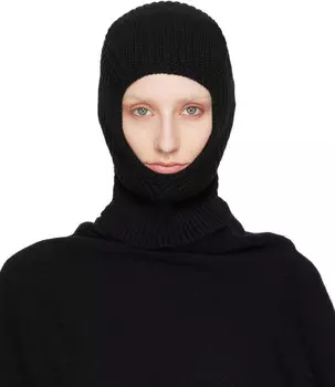 Балаклава с черепом сфинкса Портервилля Rick Owens, черный
