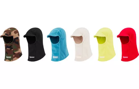 Балаклава с козырьком Polartec Supreme, красный