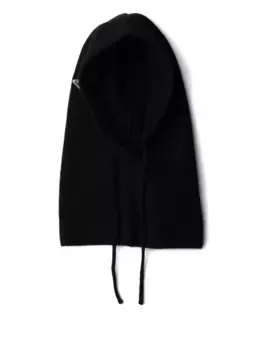 Балаклава с логотипом Prada, черный