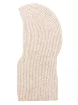 Балаклава в рубчик Lauren Manoogian, нейтральный цвет