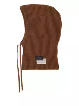 Балаклава в рубчик MM6 Maison Margiela, коричневый