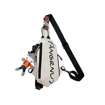 BALANG Сумка-слинг из нейлоновой ткани, мужская, стандартная, черно-белая