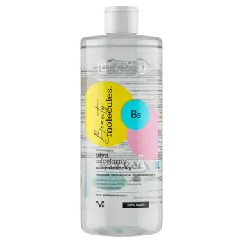 Балансирующая мицеллярная жидкость с ниацинамидом Bielenda Beauty Molecules B5, 500 мл