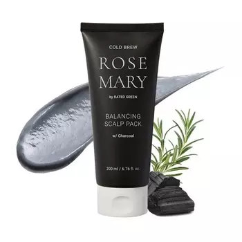 Балансирующий пакет с розмарином для жирной и зудящей кожи головы, 6,76 эт. Оз., Rated Green